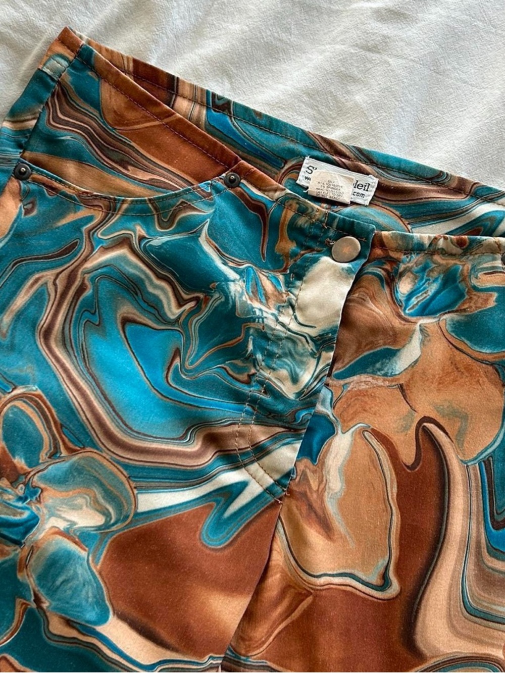 Vintage Marble Print pants Studio Soleil - Picture 3 of 5